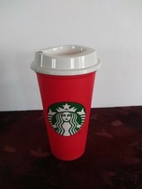 Reusable Starbucks 2013 Holiday Red Plastic Cup 16 fl oz Grande - £15.79 GBP