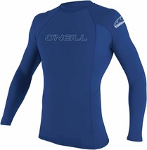 O&#39;Neill Men&#39;s Basic Skins UPF 50+ Long Sleeve Rash Guard - £35.16 GBP