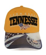 Tennessee Seal and American Flag Adjustable Baseball Cap (Orange) - £12.74 GBP