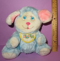 Baby Soft Touch Blue Bunny Lamb 1983 Amtoy Plush Stuffed Animal Toy Vintage HTF  - £31.97 GBP