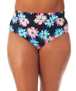 MSRP $30 California Waves Gerber Daisy High-Waist Bikini Bottoms Size 2(... - $36.18 CAD