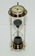 Antique Vintage Brass 3 Mints Sand Timer Nautical Hourglass Home office ... - $57.95