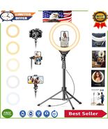 High-Power 12-Inch LED Ring Light &amp; Tripod Set for Professional Content ... - $1,087.47 MXN