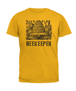Vintage Bee Beekeeper Hive Mens T Shirt Gold 3X-LG - €30,41 EUR
