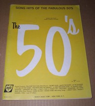 Song Hits Of The Fabulous 50&#39;s Songbook Vintage 77 Sunset Strip Mack The Knife - £18.68 GBP