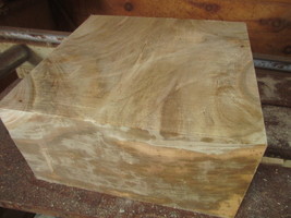Large Thick Maple Salad Bowl Blank Lumber Lathe Wood Turning 10&quot; X 10&quot; X 4&quot; - £39.52 GBP
