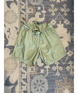 H&amp;M Green Linen Maternity Shorts - $11.88