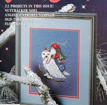For the Love of Cross Stitch January 1992 22 Projects Floral Sweater Nutcracker - $14.84