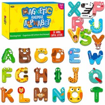 Large Size Magnetic Letters, Cute Animal Alphabet Abc Magnets For Frid - £16.02 GBP