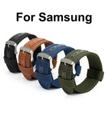 For Samsung Galaxy Watch Active 2 40mm/44mm Military Canvas Nylon Strap ... - £5.52 GBP