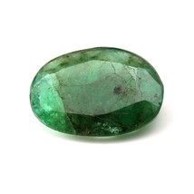 3.65Ct Naturel Vert Émeraude non Traité Coupe Ovale Astor Pierre Précieuse - £21.64 GBP