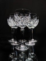 Faberge Clear Crystal Goblet Glasses Set of 6 - £1,159.06 GBP