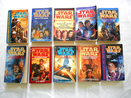 Lot of 10 Star Wars paperback books  Planet of Twilight Heir to the Empire - £15.84 GBP