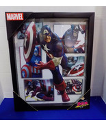 NEW MARVEL 3D Wall Art Captain America Pop Creations Framed - £36.23 GBP
