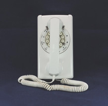 Crosley CR-57 Wall Telephone Push Button Pulse or Tone Off White Retro Style - £19.94 GBP