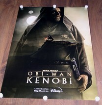Star Wars Obi-Wan Kenobi Poster Double Sided Series Premiere May 27 Disney+ - £54.87 GBP