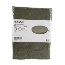 IKEA FROSON Round Chair Pad Cover 13¾" Dark Beige/Green 504.793.29 New - $10.99