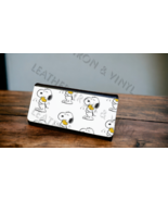 Women's Trifold Wallet - Snoopy and Woodstock Pattern Design - $24.95