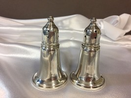 Empire Weighted Sterling Silver Salt and Pepper Shakers 241 - £35.22 GBP