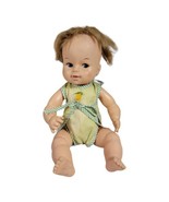 VINTAGE HORSMAN BABY DOLL 14&quot; VINYL  BLUE EYES  Side Eye Rooted hair - £14.40 GBP
