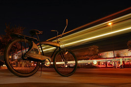 Rockability Trio by Todd Van Fleet Bike Cycling Bicycle Canvas Giclee 34x24 - £276.97 GBP