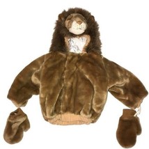 LLK Cuddles outerwear 3T Lion Plush Jacket/Coat w/ Gloves - £19.18 GBP