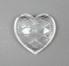 St Louis France Crystal Heart Paperweight - £68.52 GBP