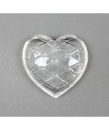 St Louis France Crystal Heart Paperweight - £67.23 GBP