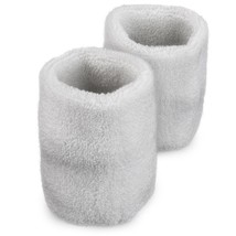 Wrist Sweatbands 2-pack, White - $20.49