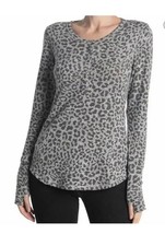 Sweet Romeo 1X Women&#39;s Liquid Knit Tunic Top Speckled Long Sleeve Plus Size - $21.78