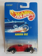 1992 Hot Wheels Auburn 852 Red w/Black Collector #215 New &amp; Unopened 1:64 HW7a - £3.92 GBP