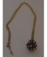 Jewelry-SKU#06/Necklace Garnet and Pearl Colored Beaded Rounded Necklace... - $18.00