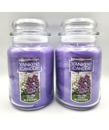 2 Yankee Candle 22 oz Original Large Jar Candles LILAC BLOSSOMS Lot of T... - £27.51 GBP