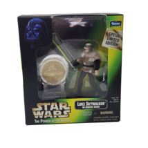 Vintage 1997 Kenner Star Wars Luke Skywalker Figure W/ Gold Coin New # 84026 Toy - £9.71 GBP