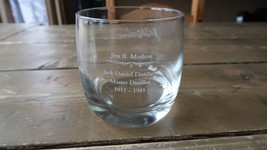 JACK DANIELS JESS B. MOTLOW GLASSES MASTER DISTILLER OLD NO. 7 BARWARE - £6.98 GBP