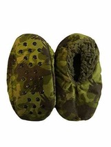 Jurassic World Fuzzy Babba Slipper Socks Size M/L Green 1 Pair Gripper Bottoms - £8.20 GBP