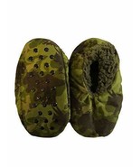 Jurassic World Fuzzy Babba Slipper Socks Size M/L Green 1 Pair Gripper B... - $212.30 MXN