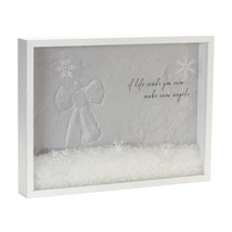 Christmas Frame w/Snow 15.75&quot;L x 11.75&quot;H MDF/Acrylic - £35.72 GBP