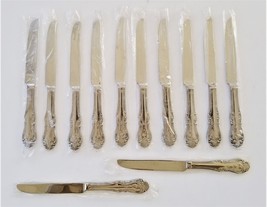 REED and BARTON RDS167 stainless FLATWARE 12pc DINNER KNIVES - $48.46