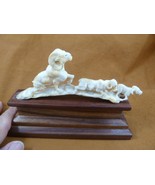 (Ram-10) 3 Rams ram Mountain goat of shed ANTLER figurine Bali detailed ... - $88.49 CAD