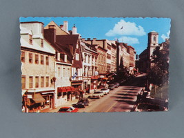 Vintage Postcard - Fabrique Street Quebec City - Dexter Press - £11.79 GBP