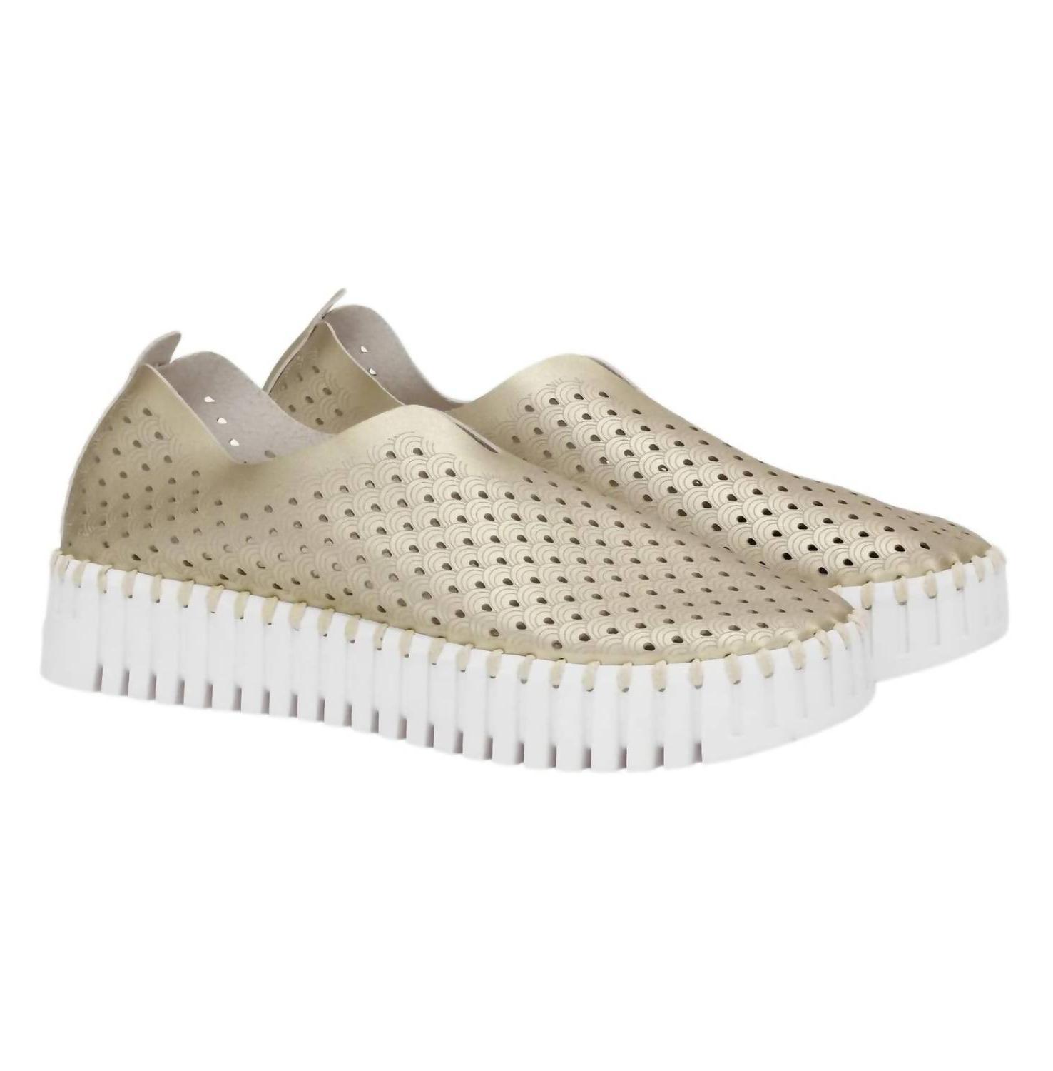 Ilse Jacobsen Women&#39;s Tulip U0010 Shoes Platinum - $66.00