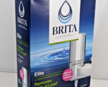 BRITA Elite Faucet Mount Filtration System Water Purification Chrome w/o... - £21.01 GBP