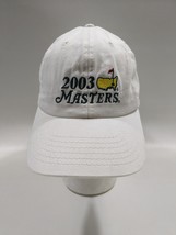 VTG 2003 Masters Golf Hat Mens Adjustable Khaki Strapback Cap American Needle - $21.73