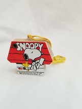 Vintage Peanuts Snoopy Woodstock Red Dog House Telephone Address Book - $20.29