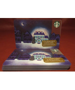 Starbucks 2017 Blue House on a Purple Night Gift Card New with Tags - $5.28