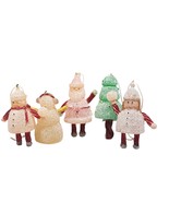 Seasons Of Cannon Falls 5pc GumDrop Glittery Character Christmas Tree Or... - $21.71 CAD
