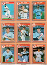 1985 Fleer Boston Red Sox Team Lot 23 diff Roger Clemens RC Wade Boggs Jim Rice  - £22.02 GBP