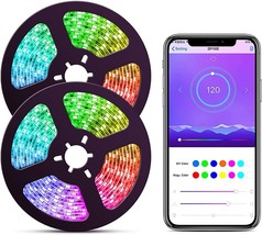 ELlight LED Strip Lights with APP, Dream Color 32.8ft LED Lights with Multicolor - £41.01 GBP
