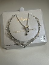 Disney Mickey Is Forever Fine Silver Bracelet New Without Box - £13.39 GBP